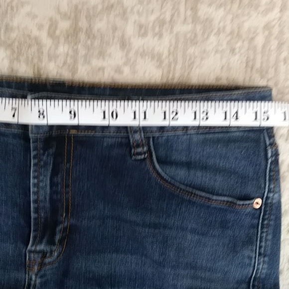 Kensie Knockout Distressed Skinny Jeans 8 / 29 Blue - Picture 11 of 16